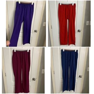 4 pair of heartsoul scrub pants